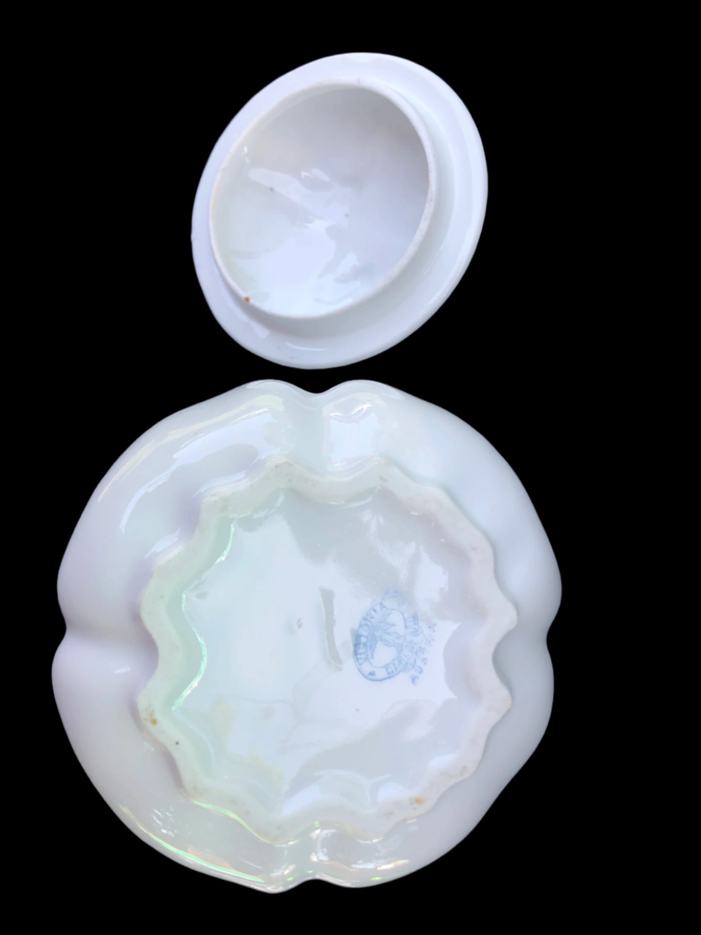 Antique Victoria Carlsbad Austria Sugar Bowl with Lid – Pink Wild Roses