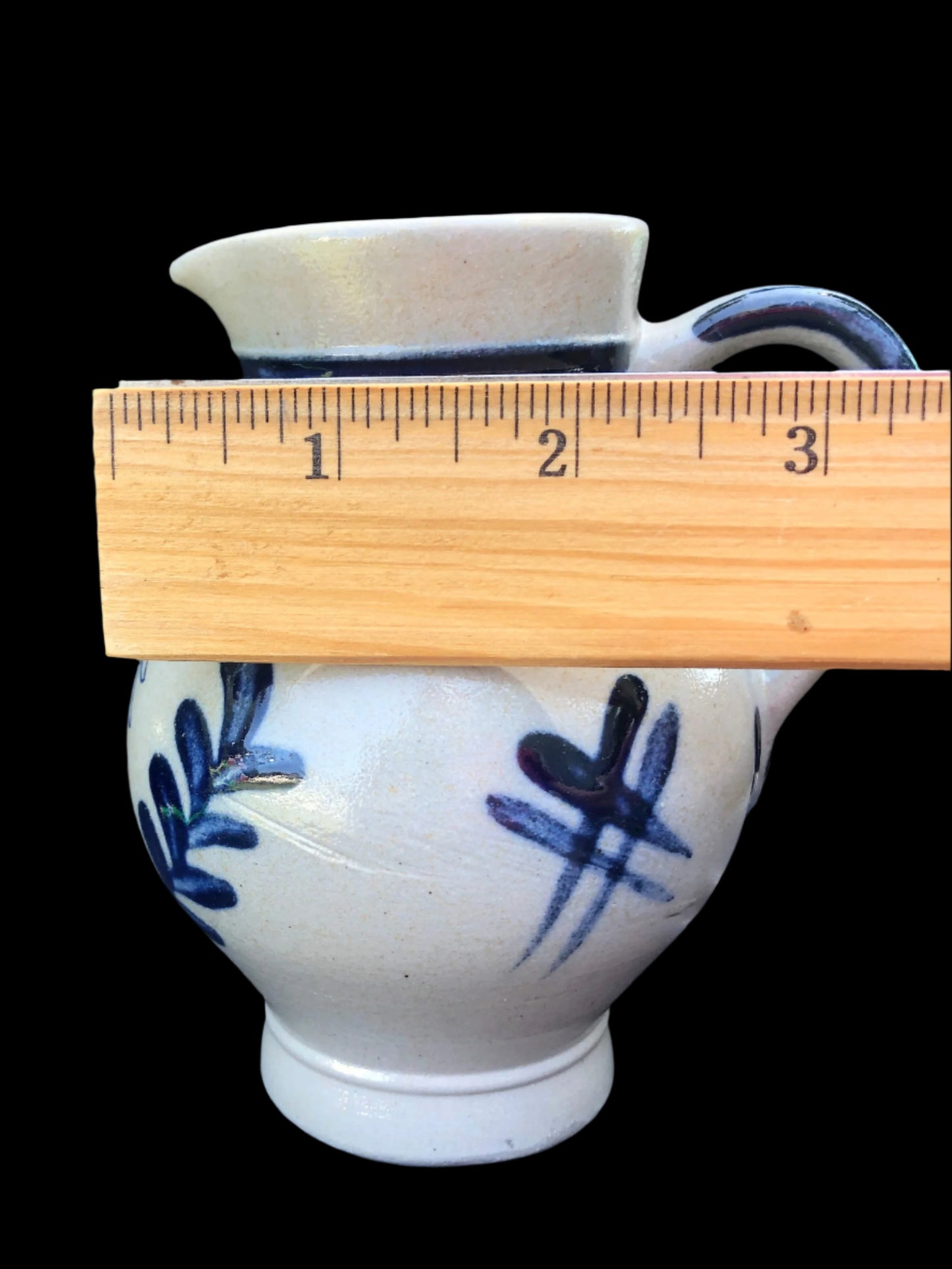 Vintage German Salt Glazed Pottery Pitcher – Frankfurt Am Main Souvenir