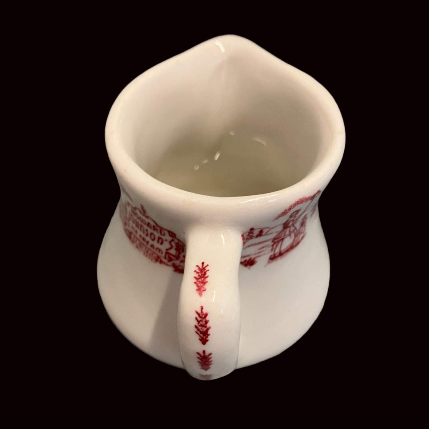 Vintage Howard Johnson’s Porcelain Creamer – Caribe China, Individual Advertising Dinerware, Retro Collectible