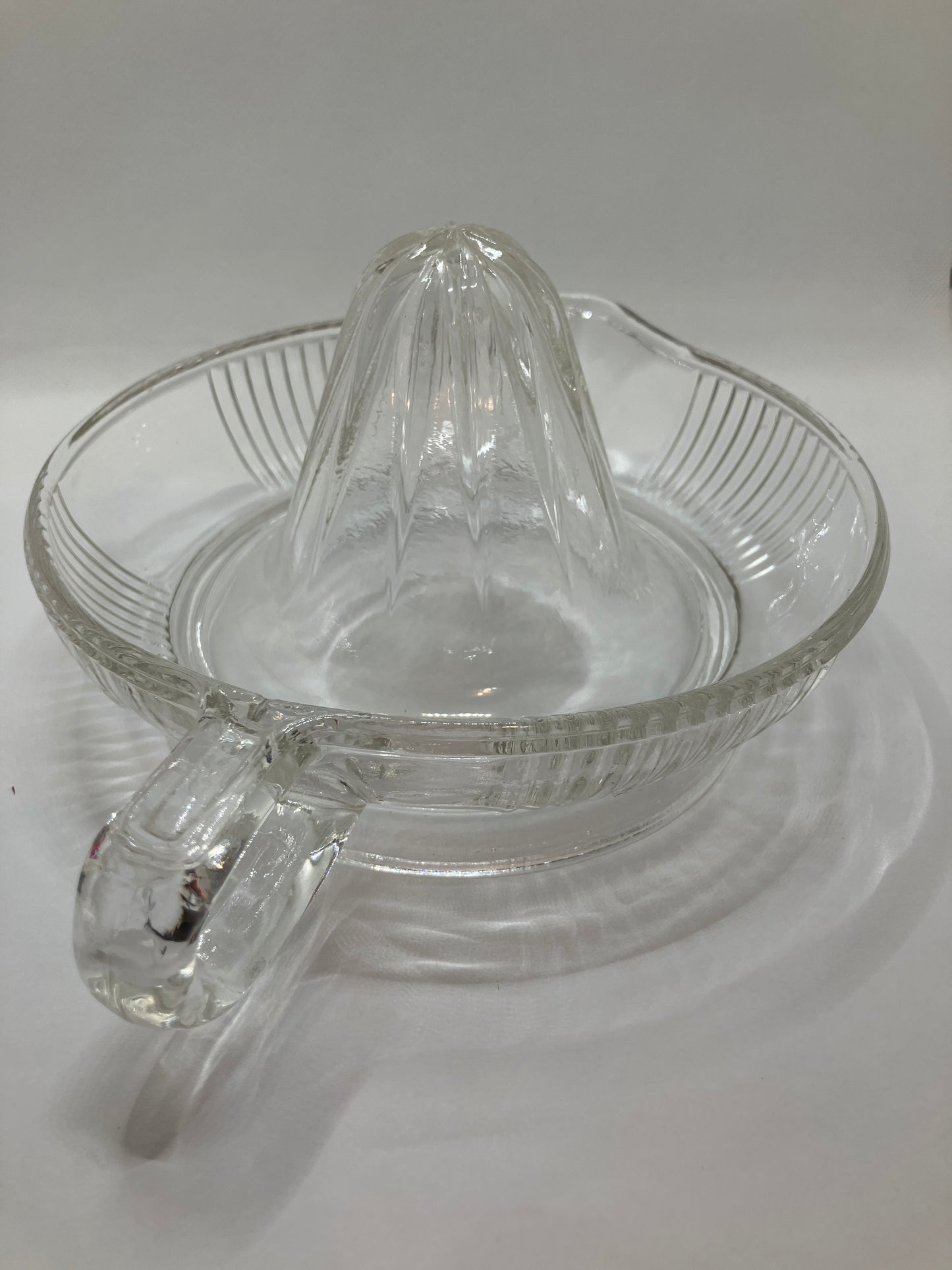Vintage Clear Glass Juicer