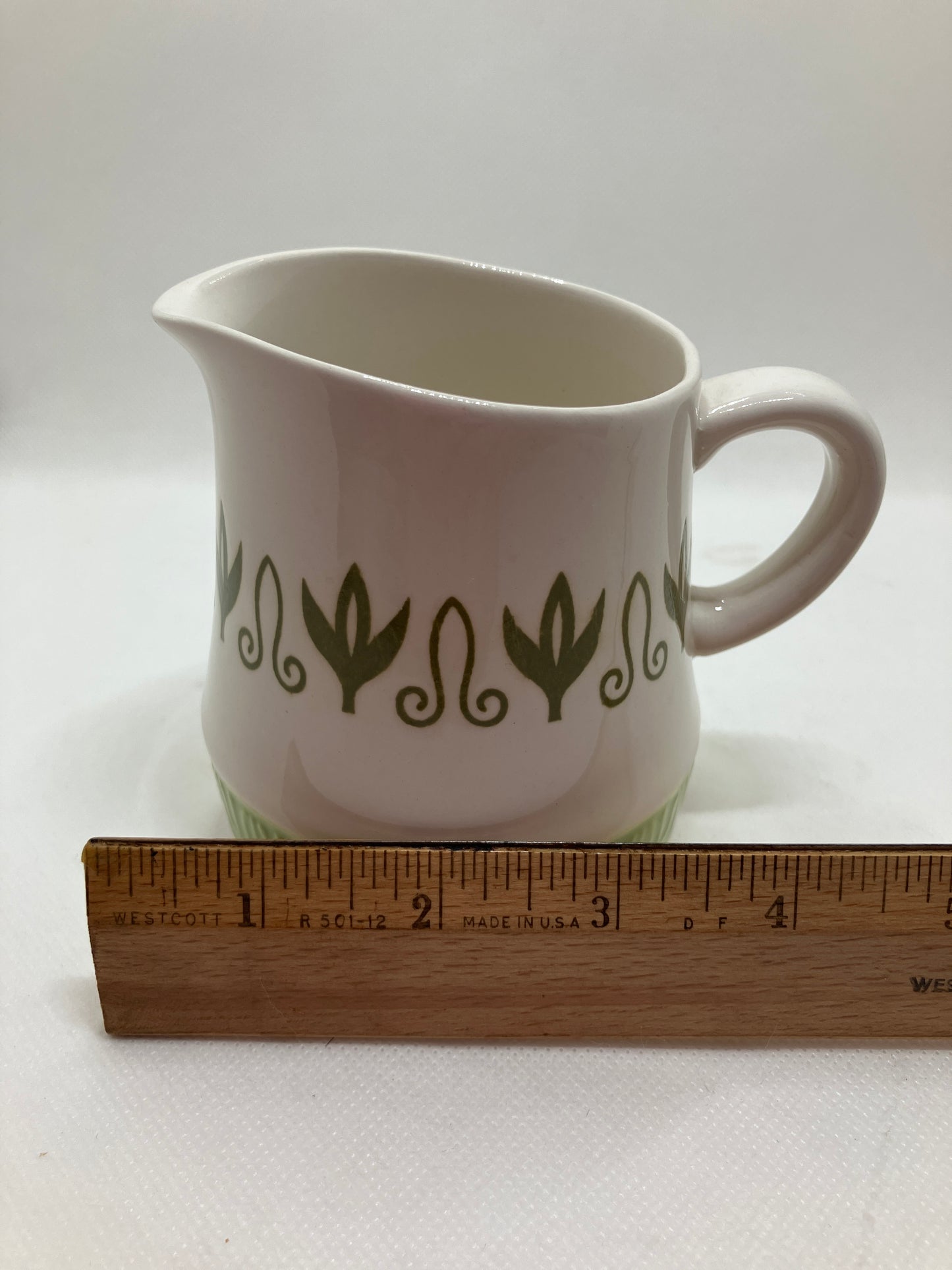 Vintage Mid-Century Mayan Ironstone Creamer – MCM Leaf Design