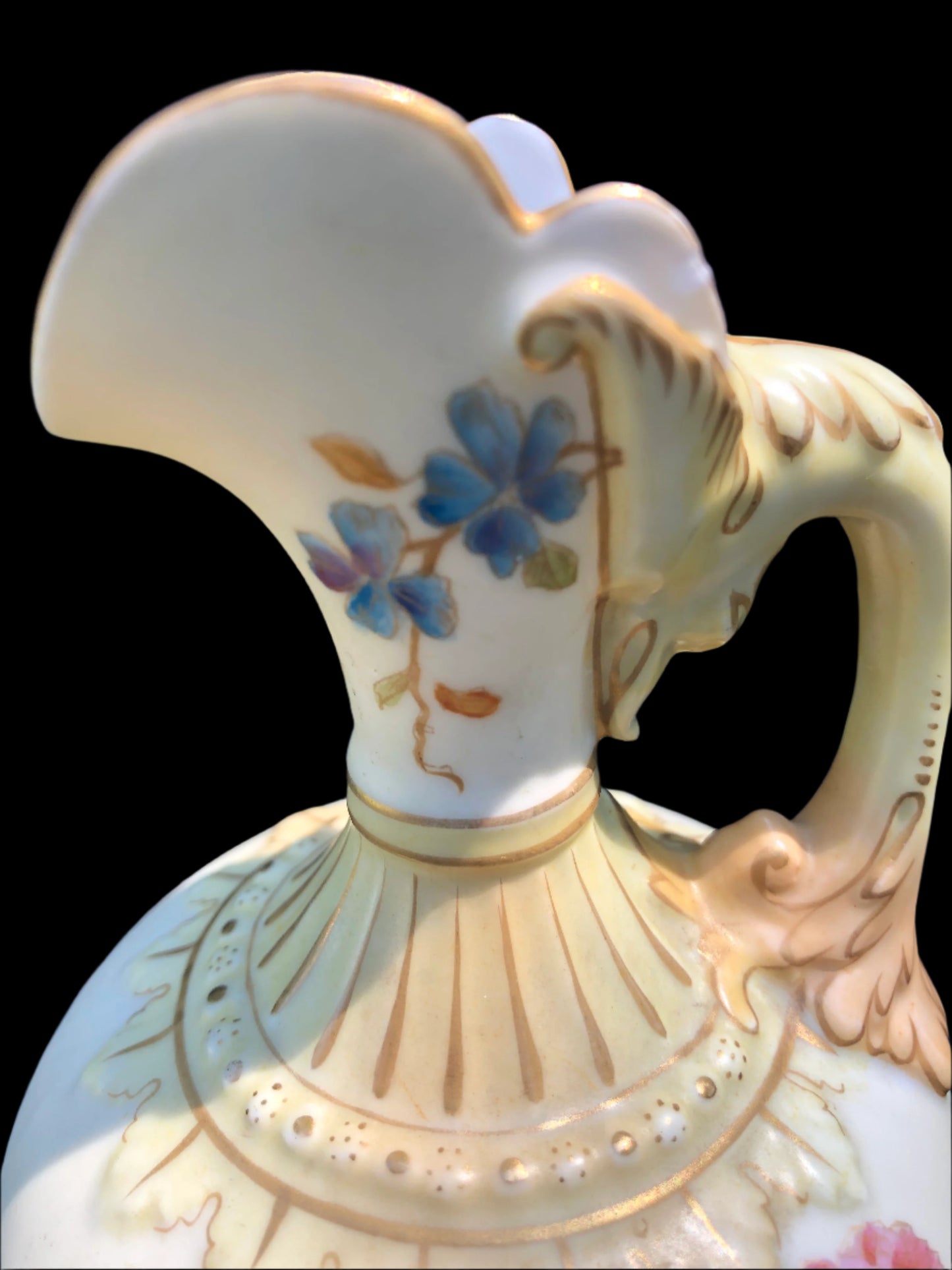 Antique Rudolstadt RW Germany Small Pitcher – Late 1800s