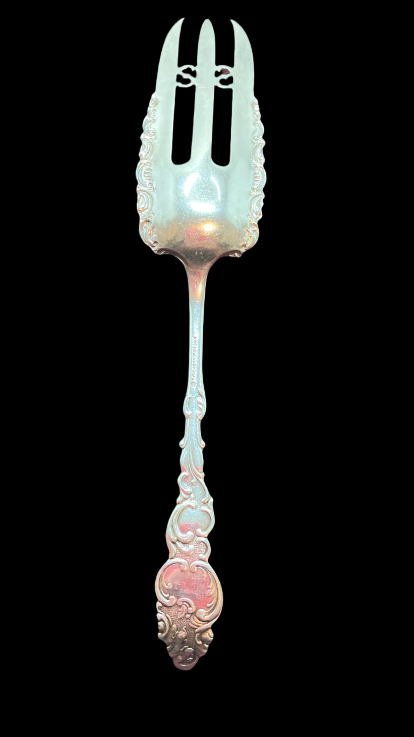 Antique Silver Plate Cake Fork Columbia by Rogers