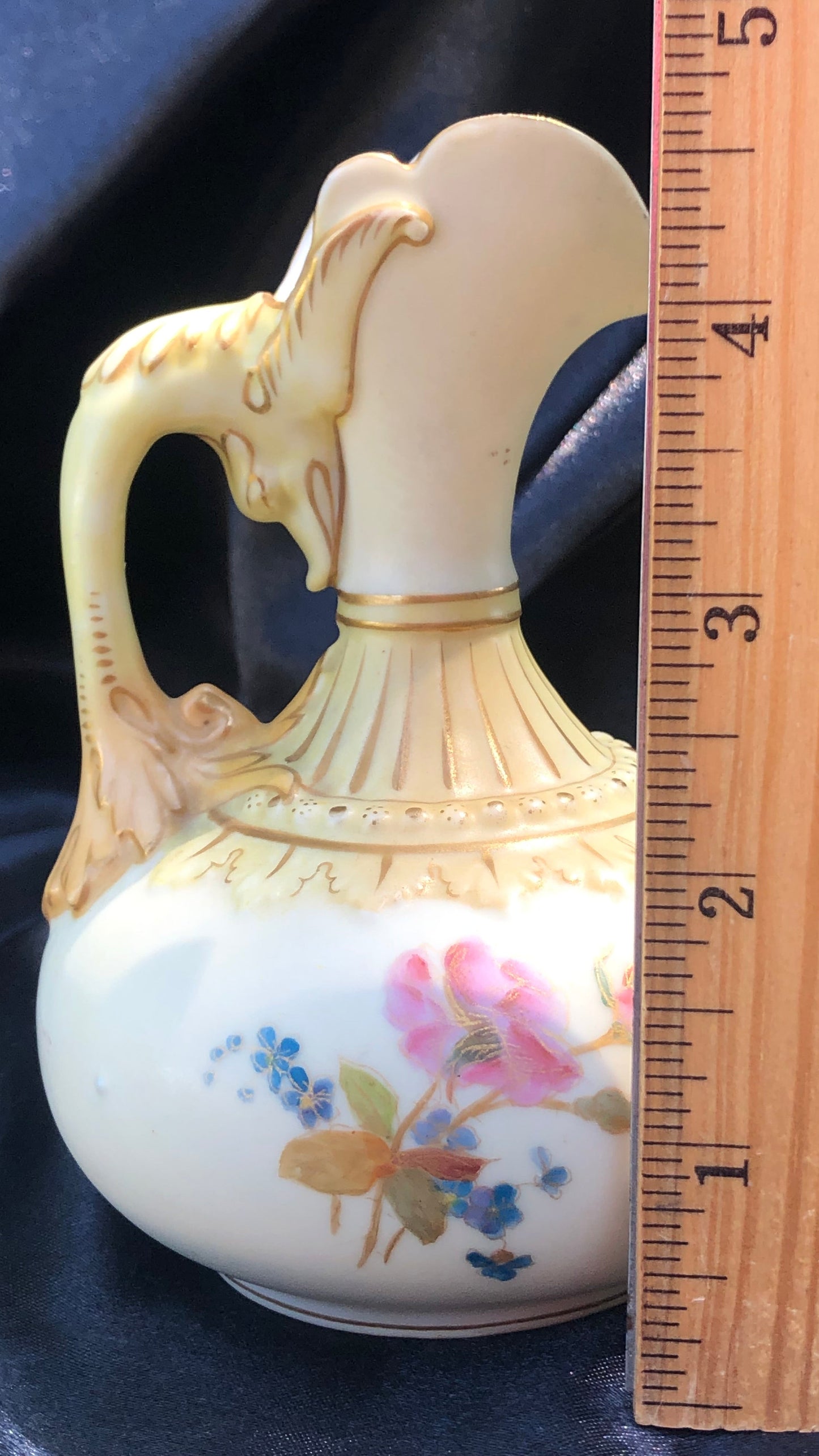 Antique Rudolstadt RW Germany Small Pitcher – Late 1800s