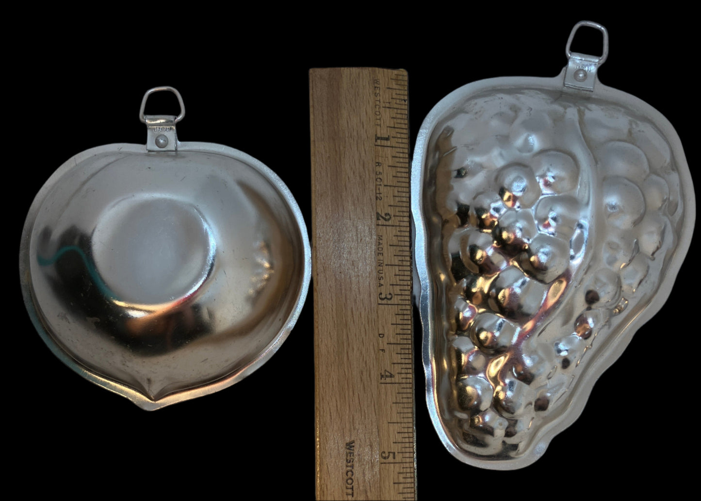 Vintage Aluminum Jell-O Fruit Molds – Set of 4