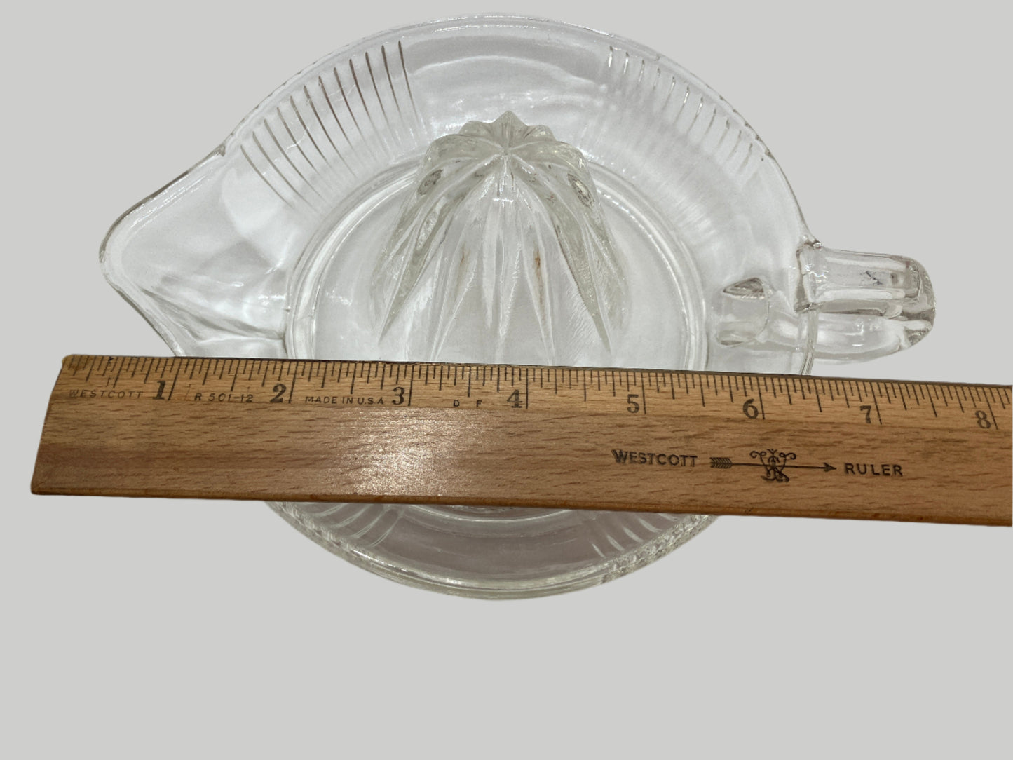 Vintage Clear Glass Juicer