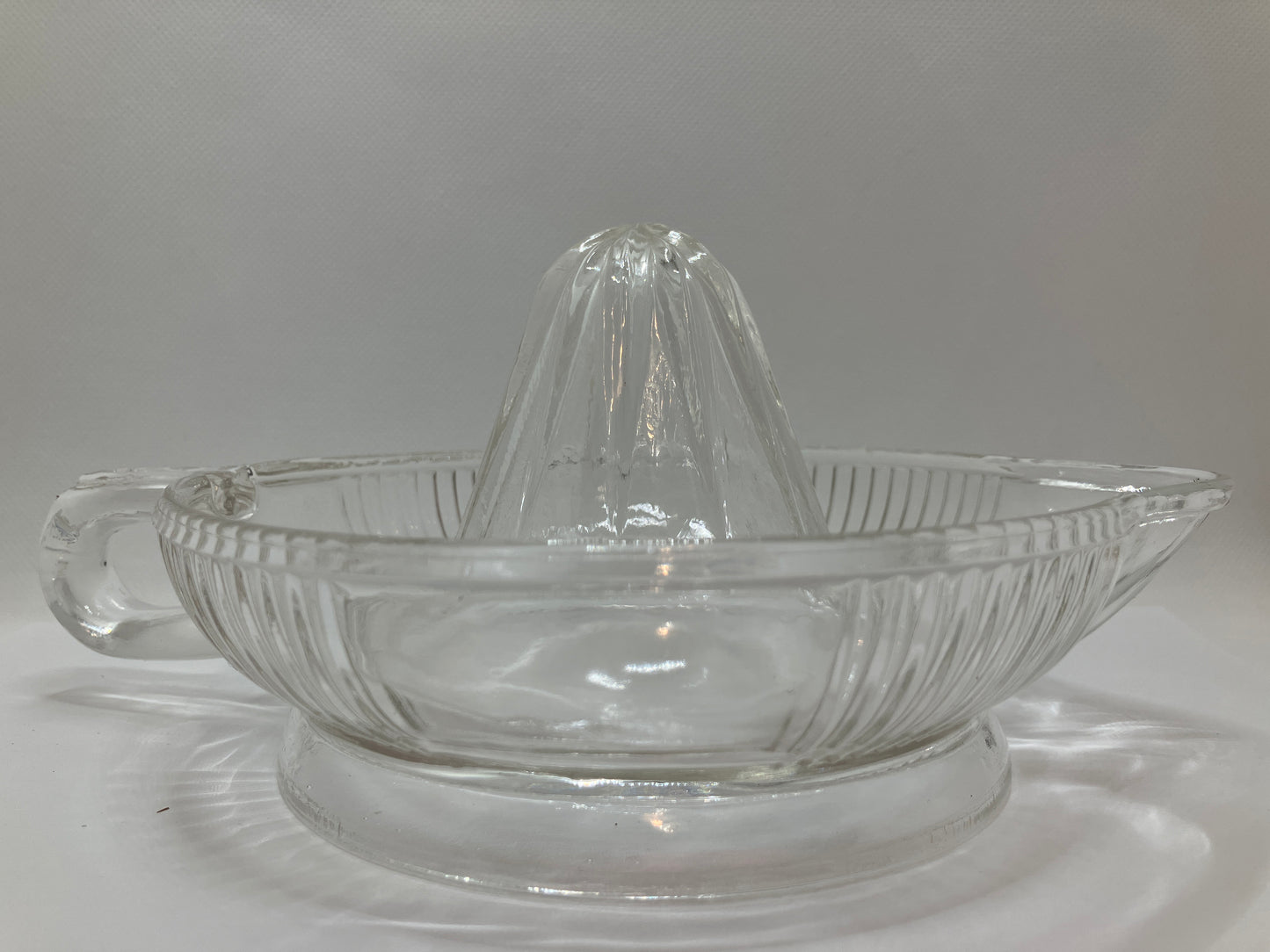 Vintage Clear Glass Juicer