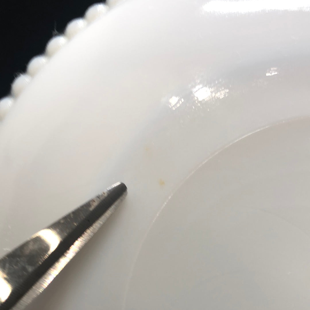 Westmoreland Milk Glass Cherry Plate