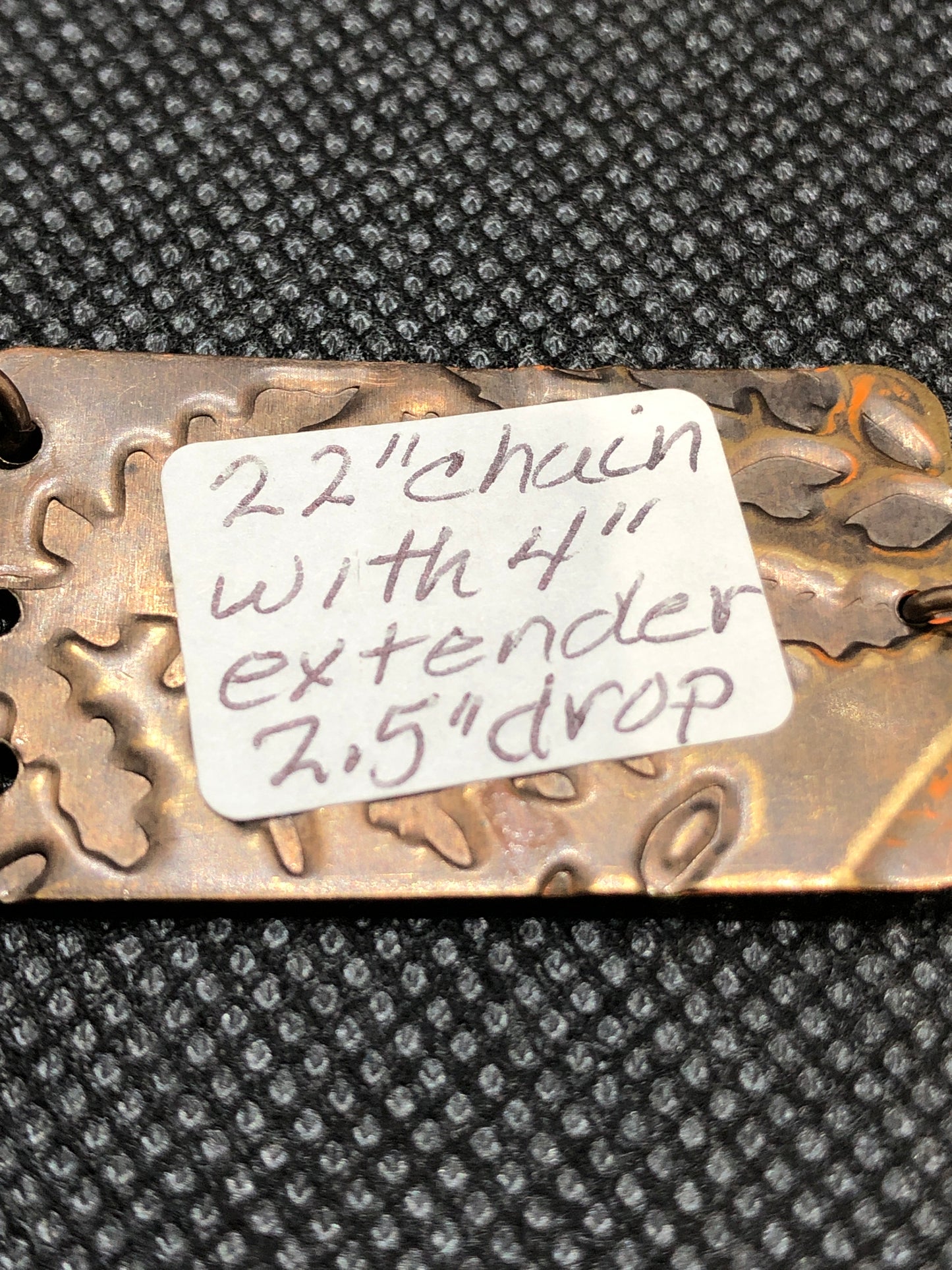 Fern Embossed Necklace by Dee-Signs