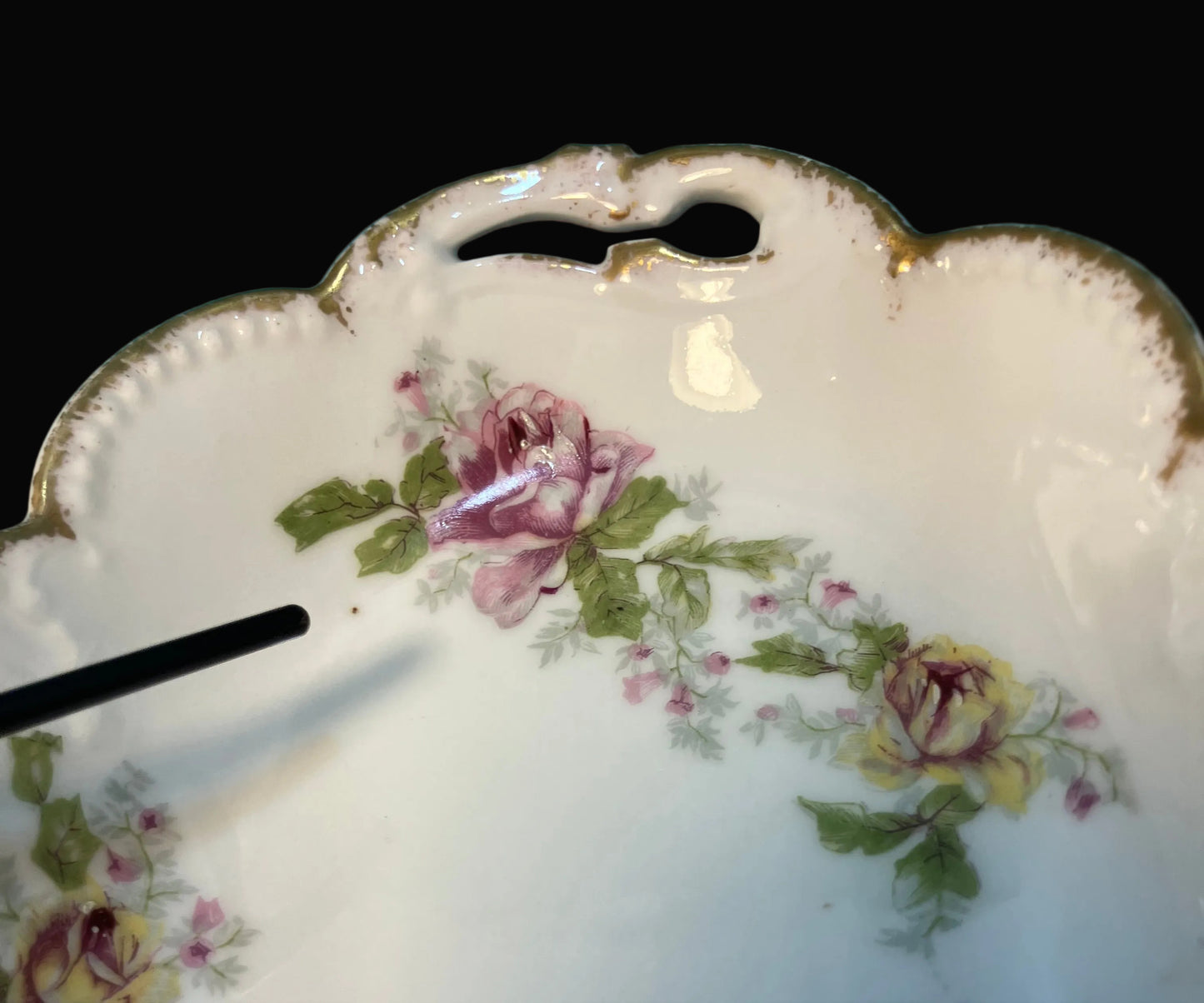Antique Limoges France Klingenberg & Dwenger Oval Dish