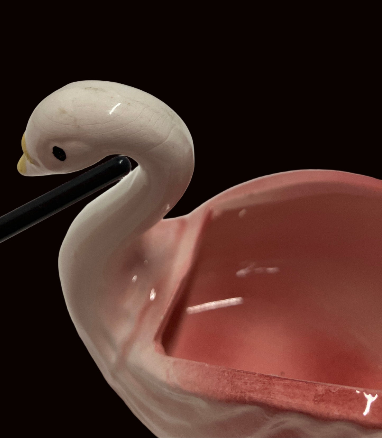 Vintage Mid Century Porcelain Swan Planter – Nippon Yoko Boeki Japan