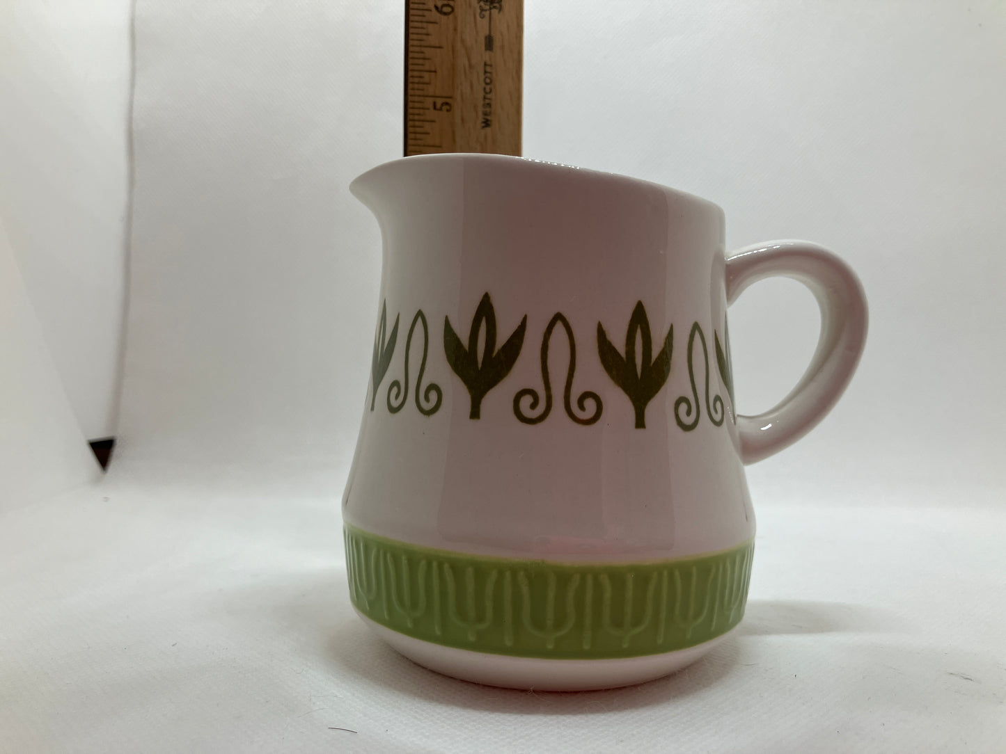 Vintage Mid-Century Mayan Ironstone Creamer – MCM Leaf Design