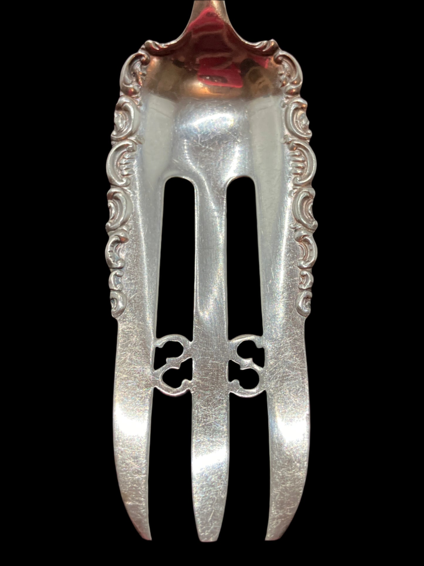 Antique Silver Plate Cake Fork Columbia by Rogers