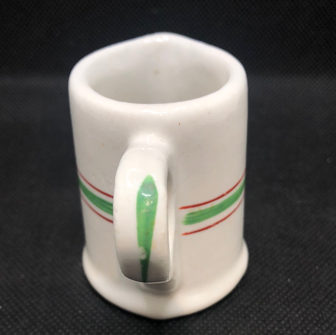 Little Ironstone Creamer with Stripes