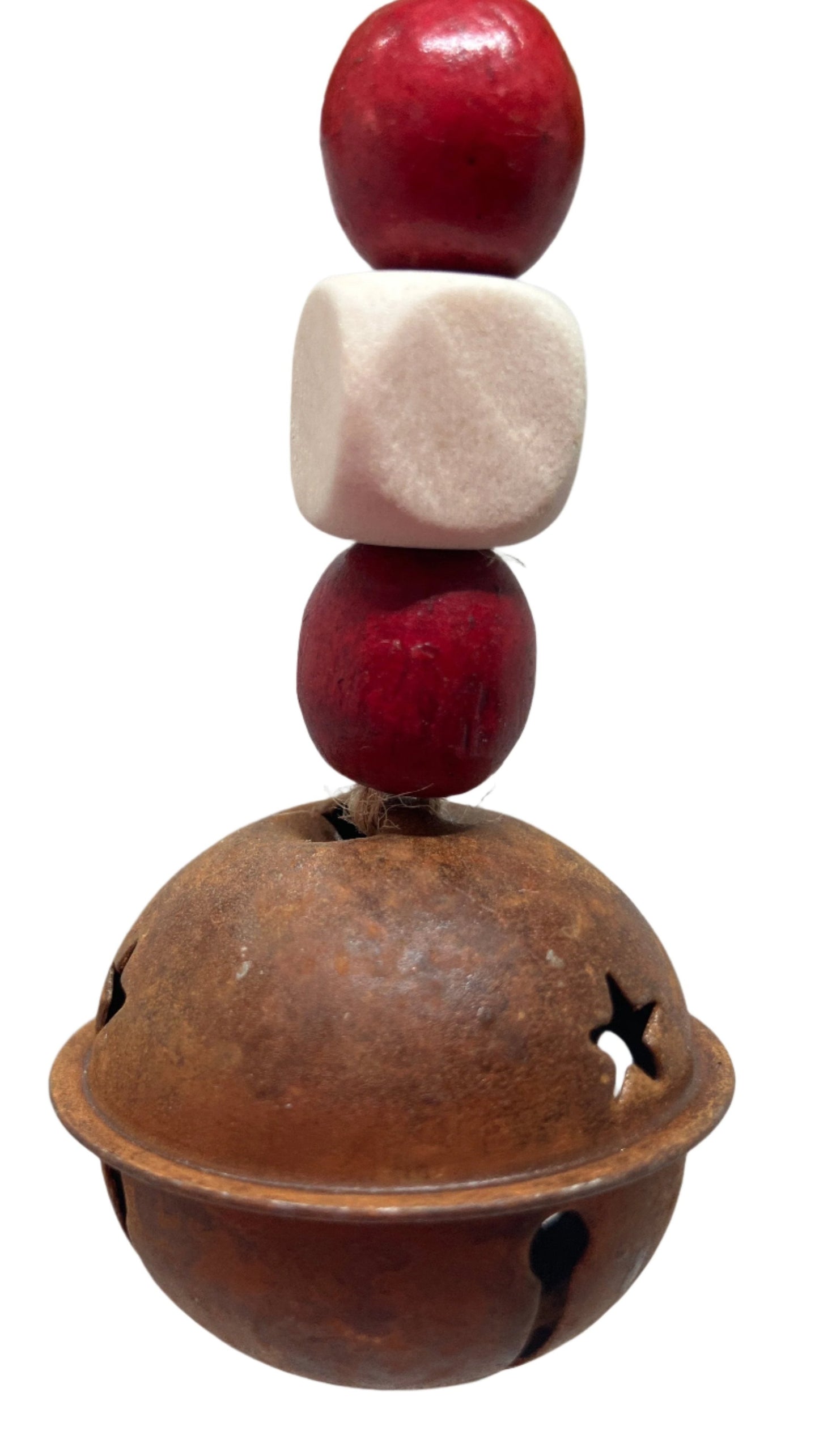 Christmas Ornament - Primitive Star with Rusty Bell