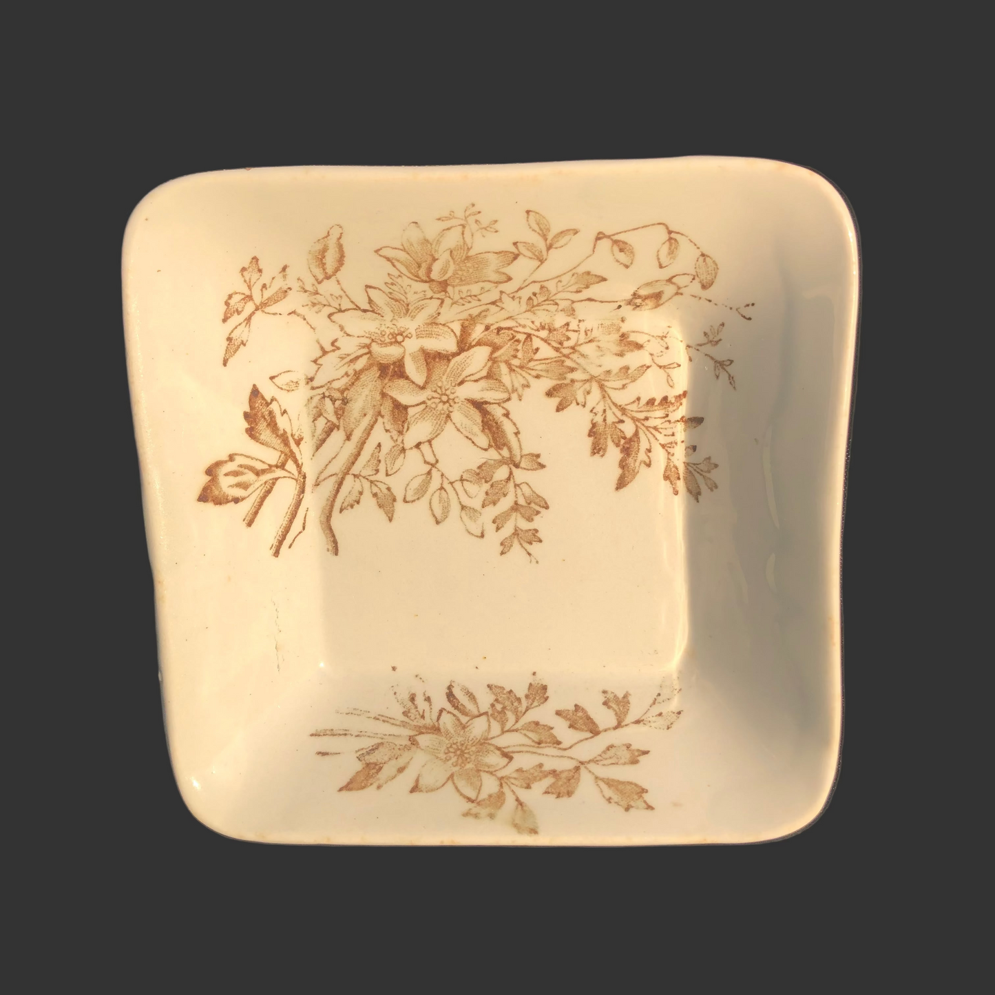 Aesthetic period ironstone trinket dish