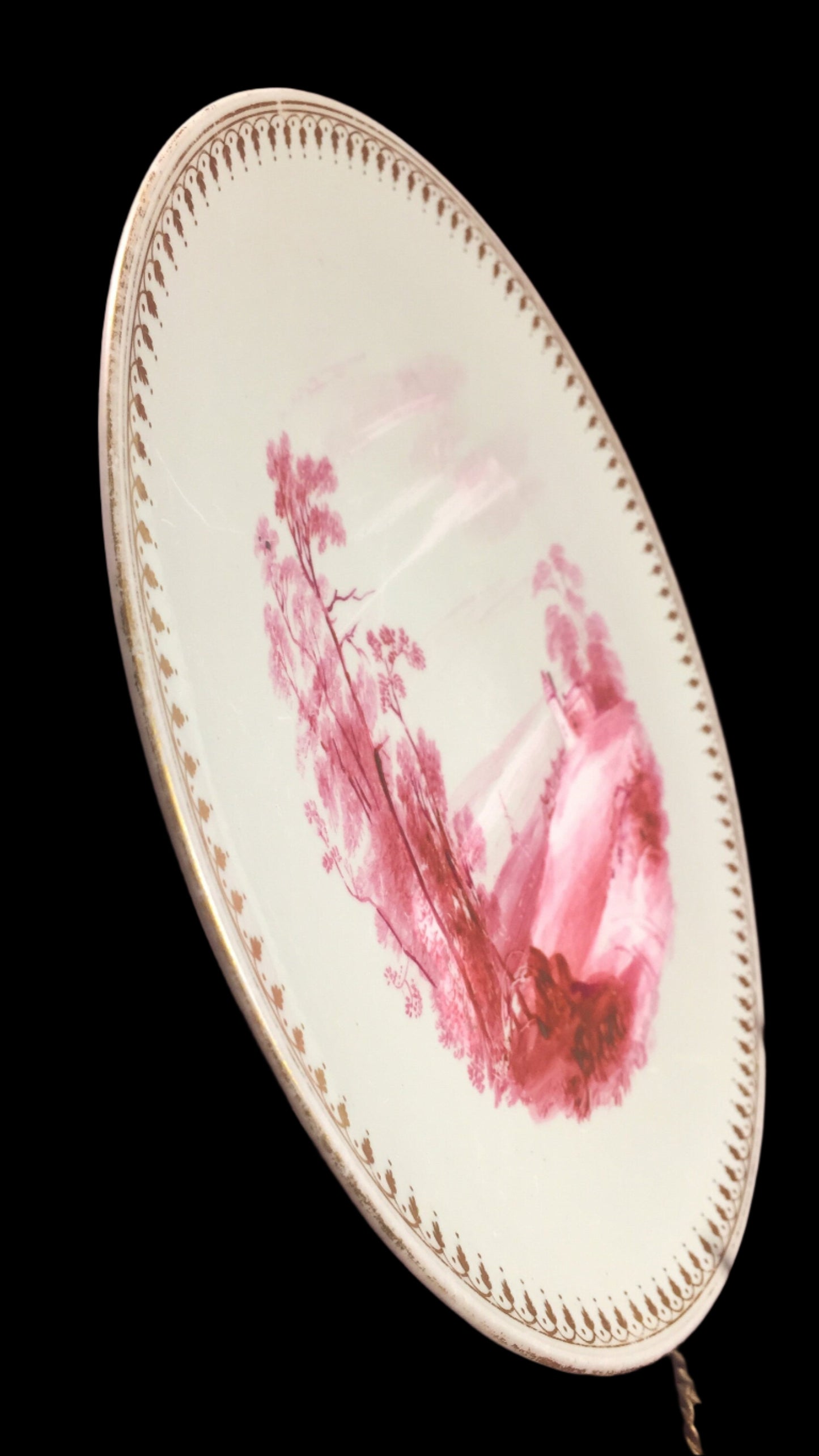 Antique Aynsley Porcelain Hand Painted Plate