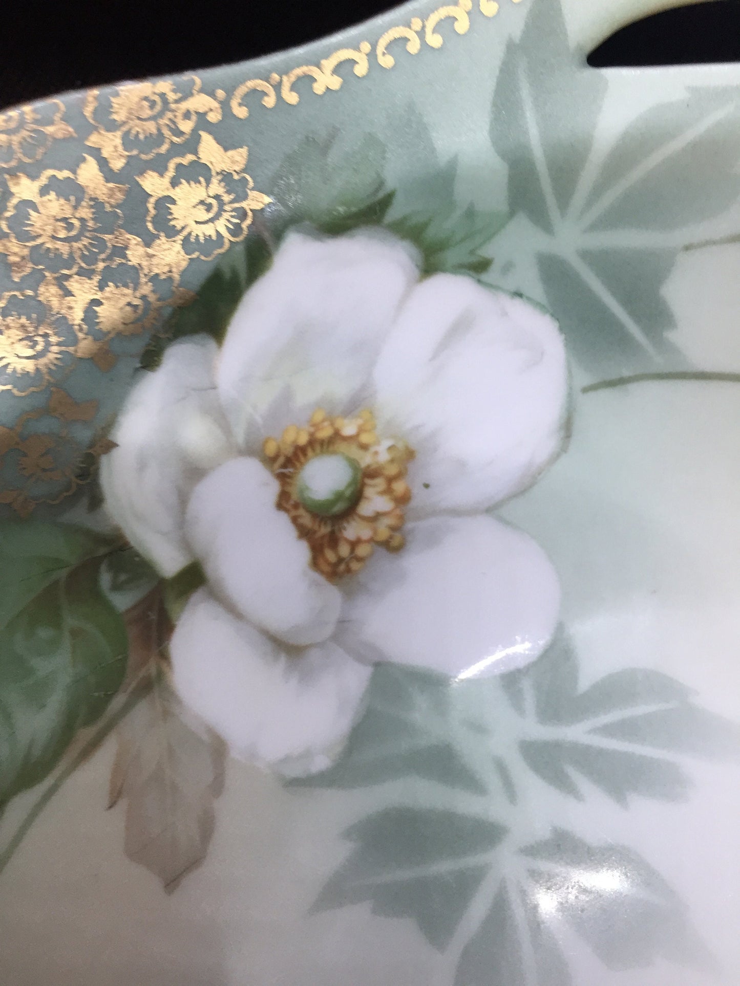 Antique R&S Hand painted Bowl Flower