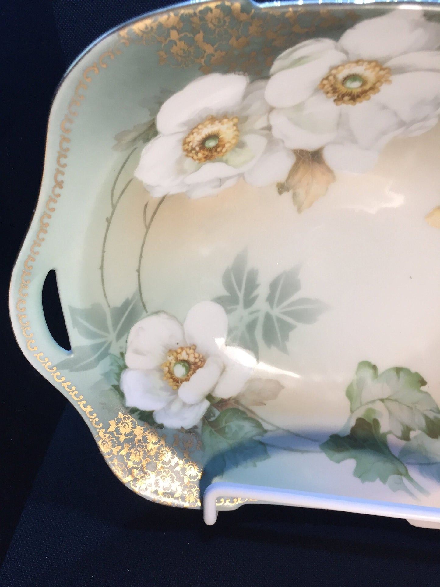 Antique R&S Hand painted Bowl Side
