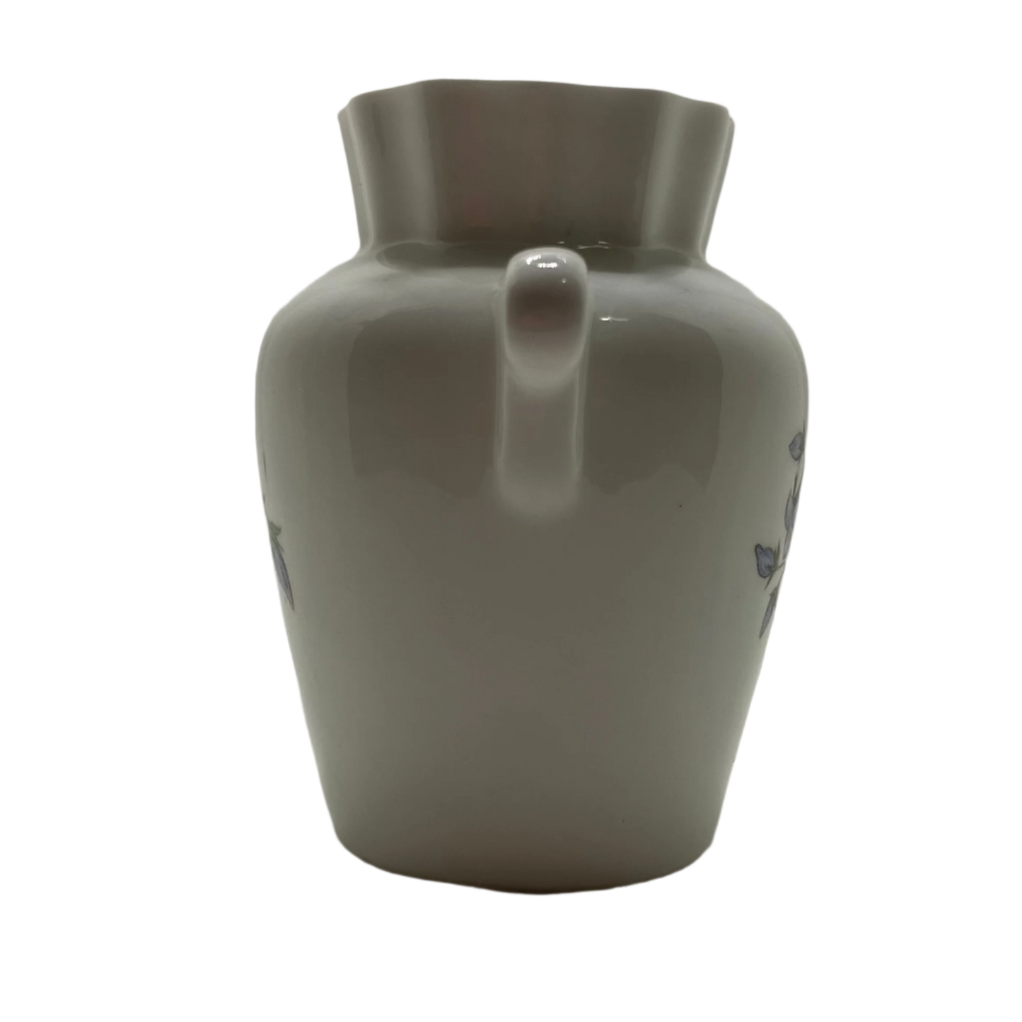 Balfour Scotland White ceramic small vase on a white background
