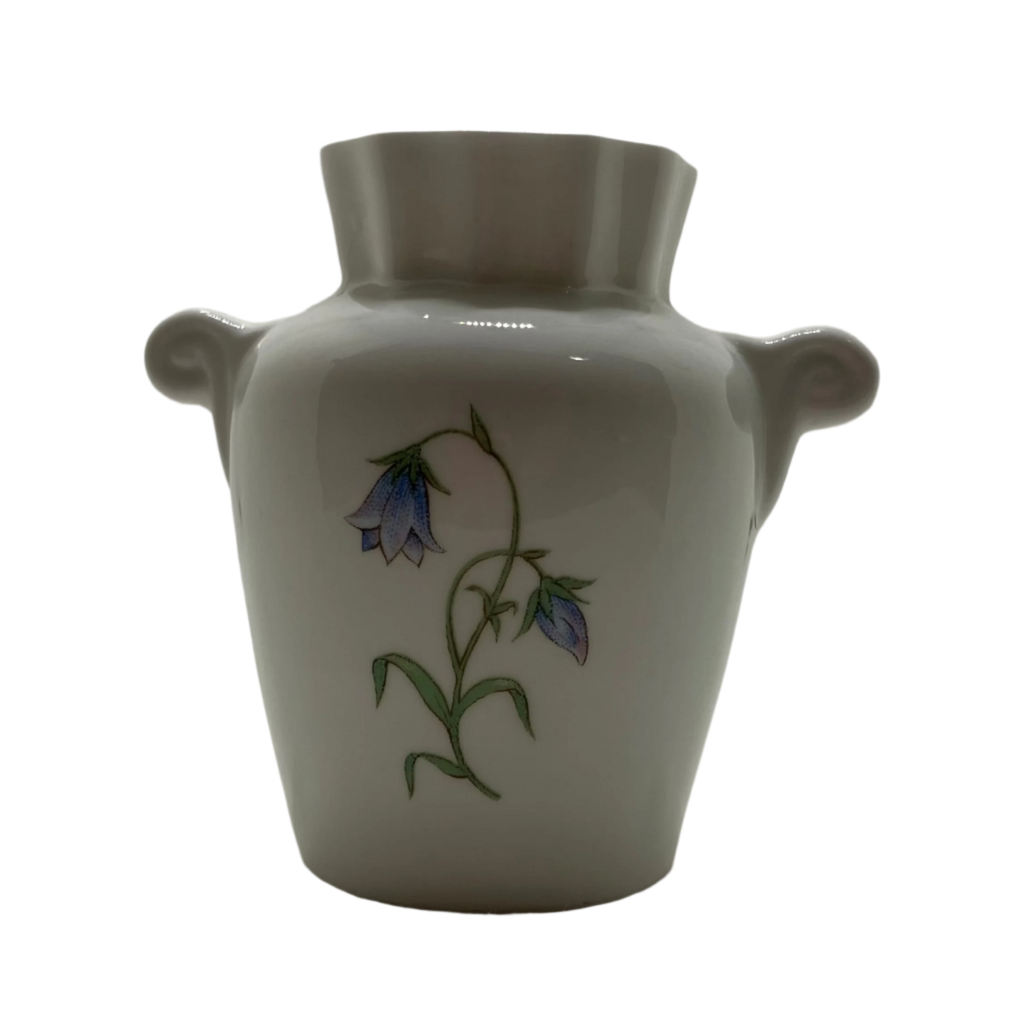 Balfour mini vase with floral design on a white background
