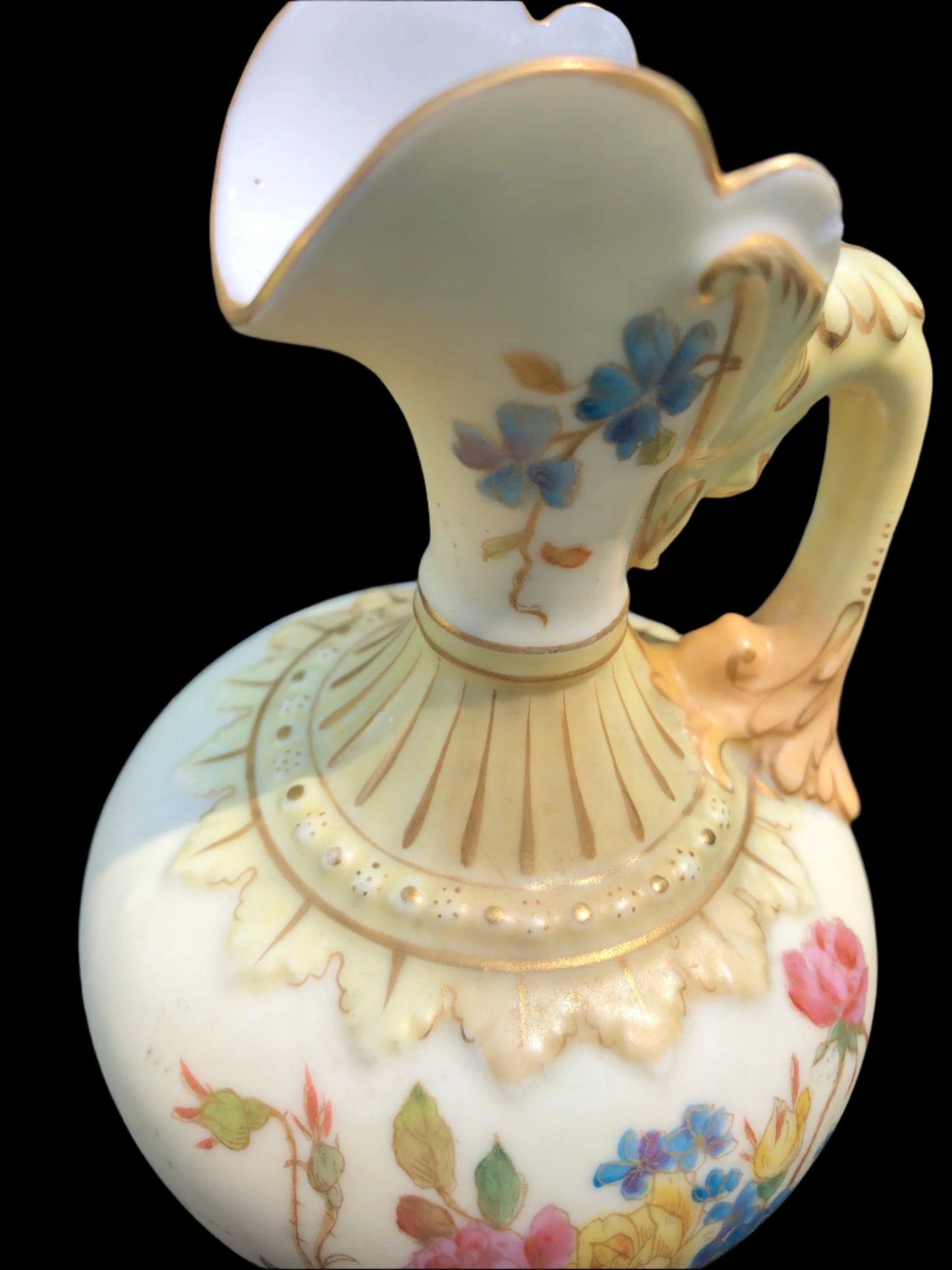 Antique Rudolstadt RW Germany Small Pitcher – Late 1800s