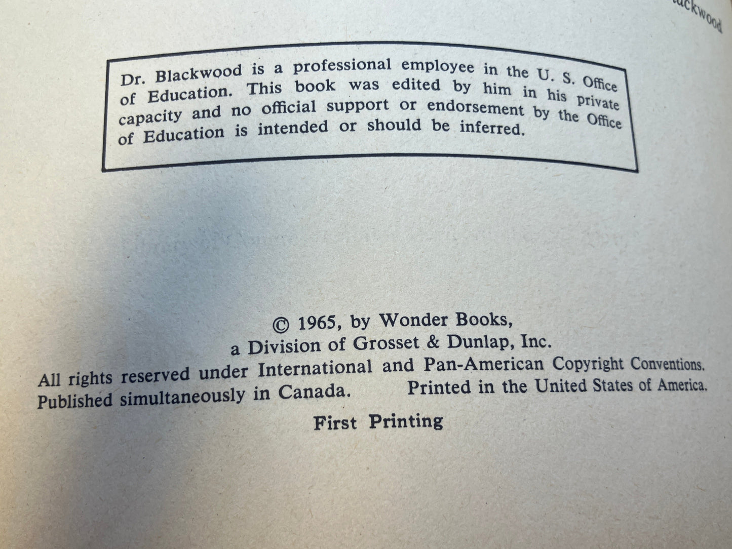 Vintage 1965 “Basic Inventions” – How and Why Wonder Book – First Edition