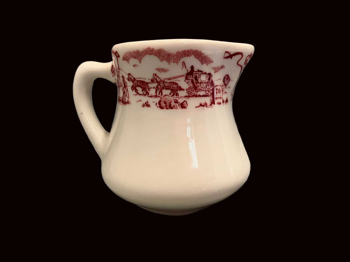 Vintage Howard Johnson’s Porcelain Creamer – Caribe China, Individual Advertising Dinerware, Retro Collectible