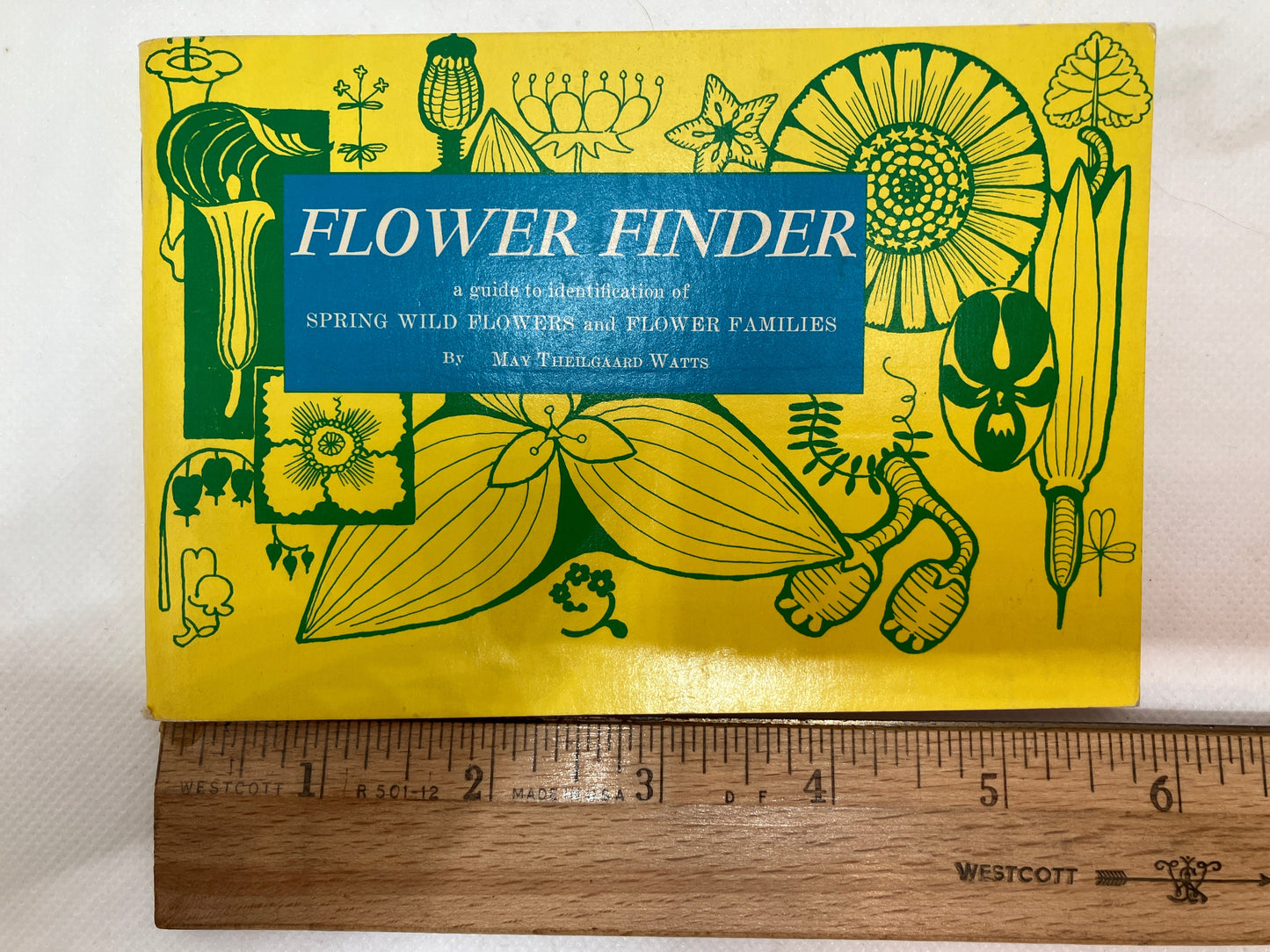 Flower Finder: A Guide to Spring Wildflowers (1955, MCM Cover)