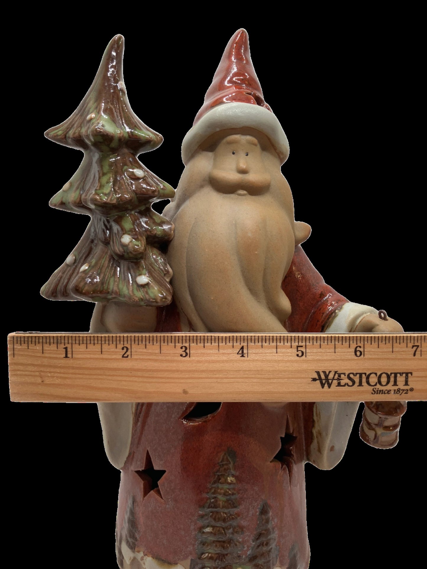 Christmas Décor - Vintage Folk-art Style Santa