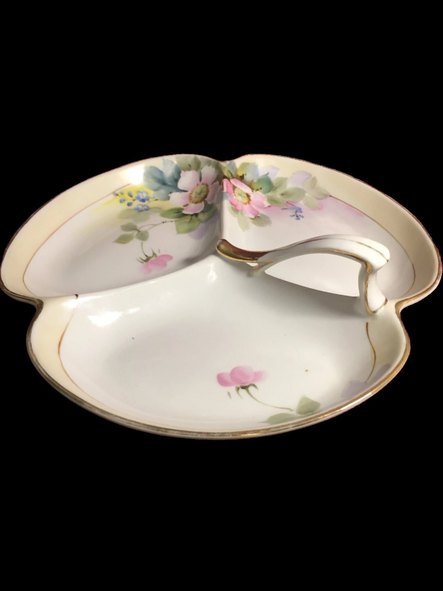 Hand Painted Nippon Tray Side
