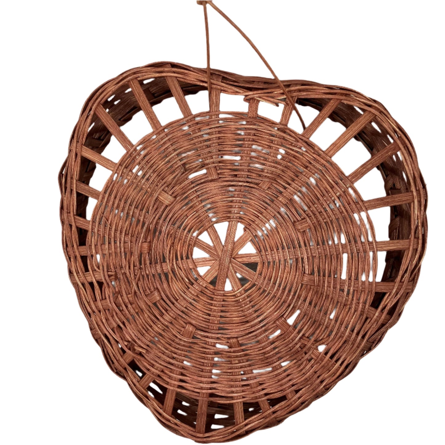 Hanging Basket Handwoven Backside