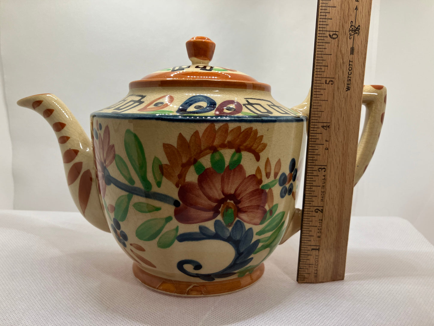 Rare Hotta Yu Shoten Teapot – Bold & Eye-Catching Vintage Décor