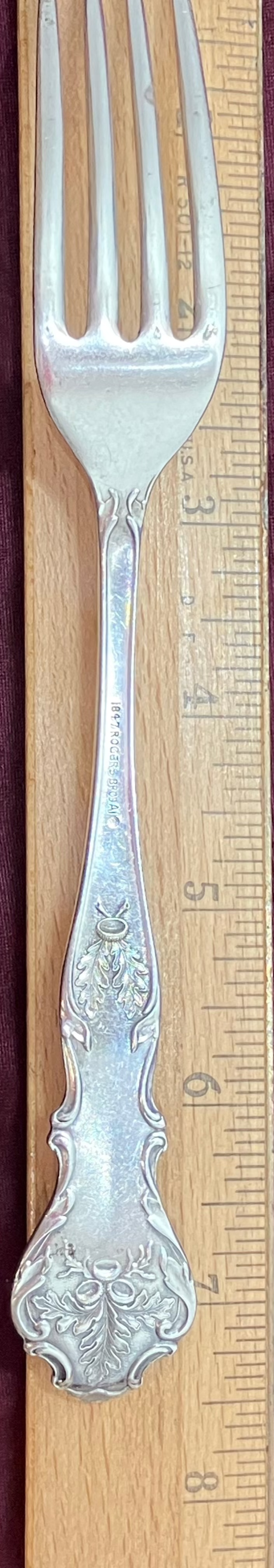 Antique 1847 Rogers Bros A1 Pair of Dinner Forks – Charter Oak Pattern