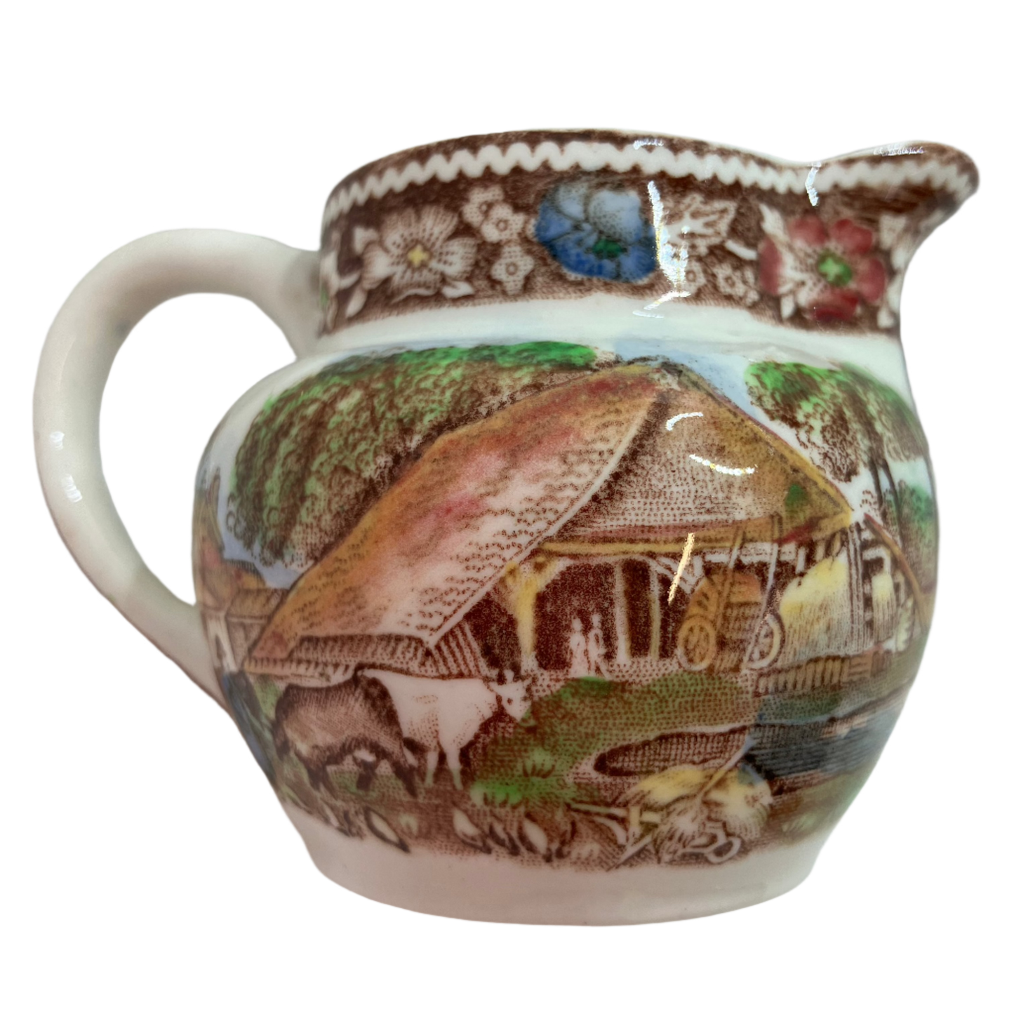 Vintage Midwinter "Rural England" Mini Pitcher – Burslem England