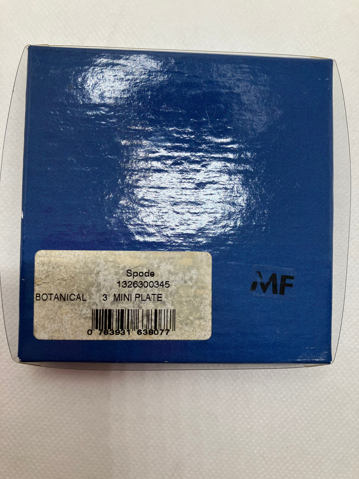 Spode Mini Plate Blue Room Collection Plate – "Floral" Georgian Pattern