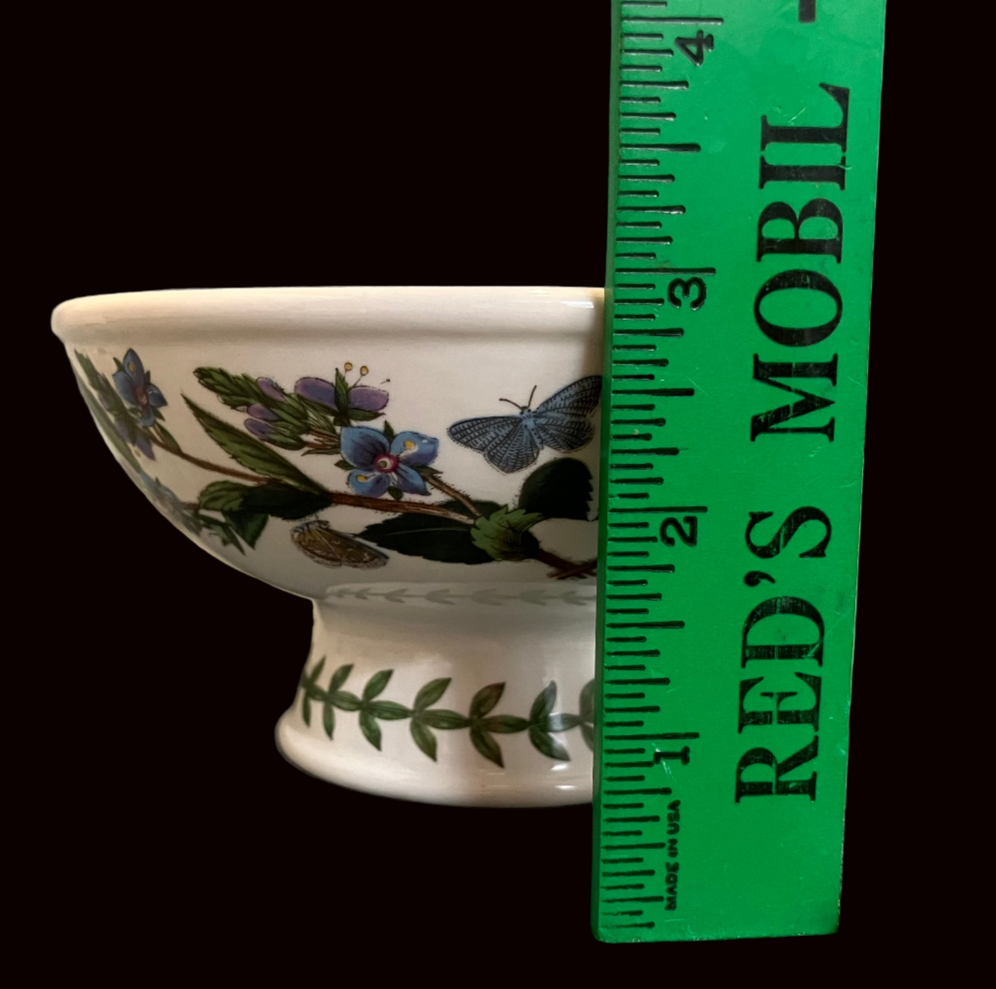 Vintage Portmeirion Botanic Garden Footed Bowl – Rhododendron