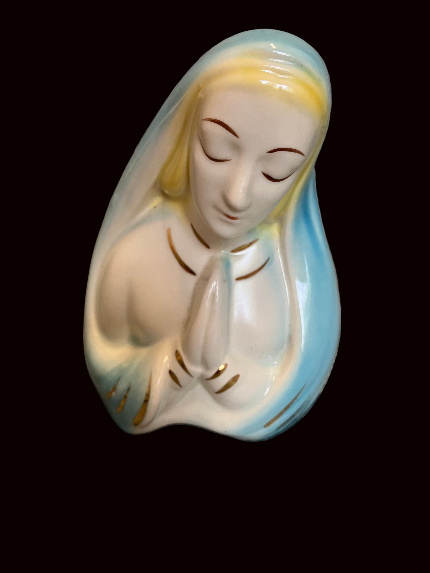 Vintage Mid-Century Blessed Virgin Mary Planter