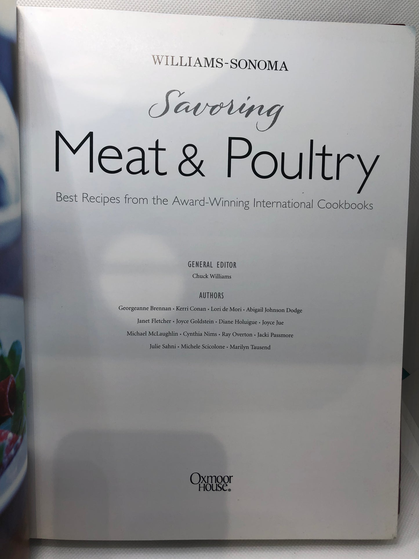 Savoring Meat & Poultry (in hardcover)