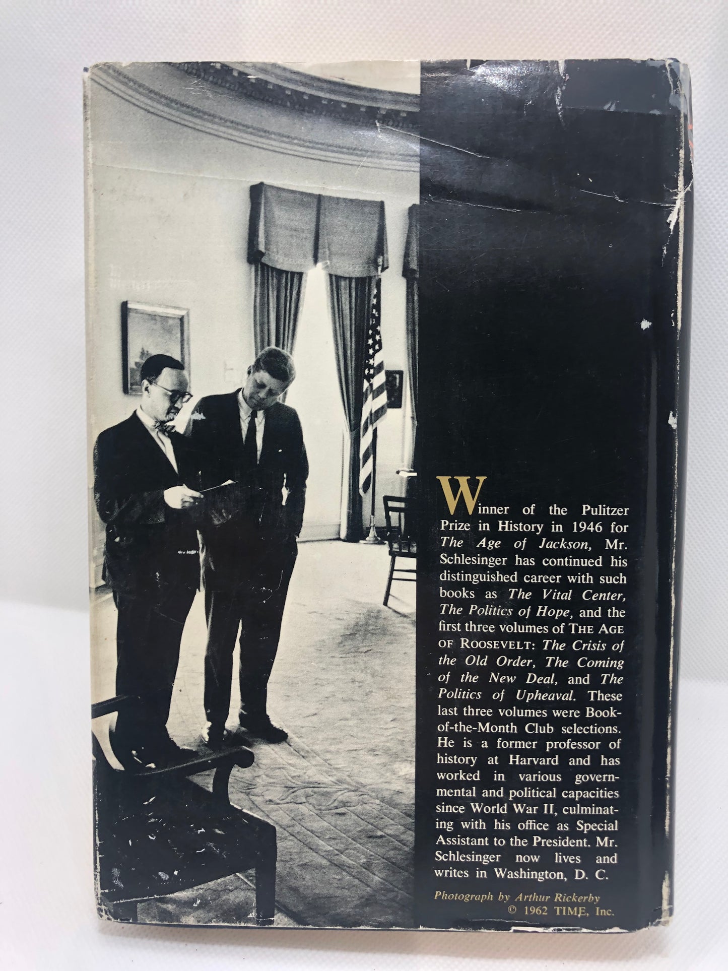 Kennedy Book JFK First 90 Days inside dust cover