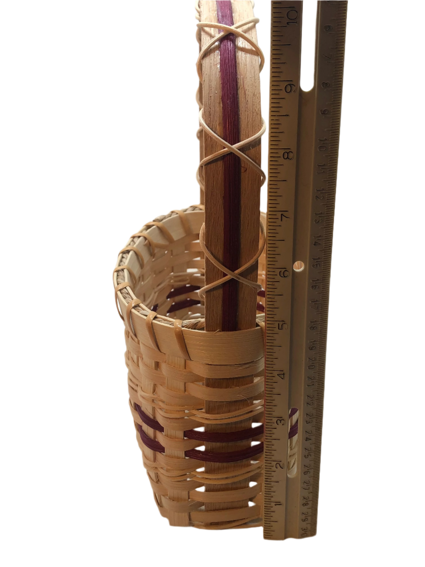 Locally Handwoven Handy Basket Height