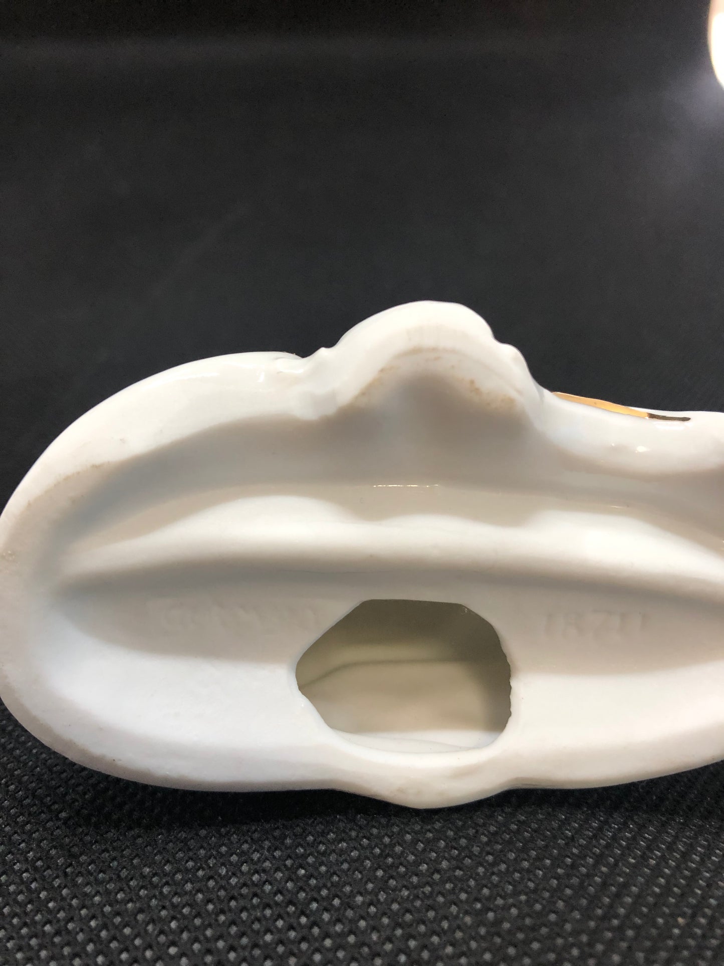 Porcelain figurine makers stamp