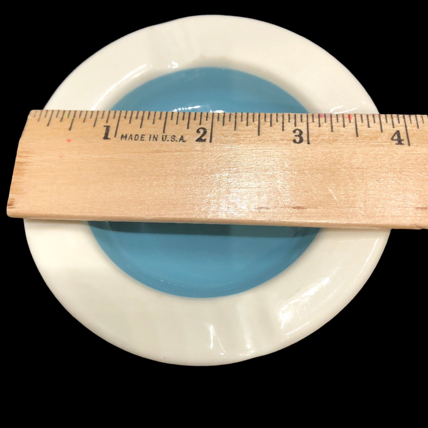 Syracuse ashtray blue diameter