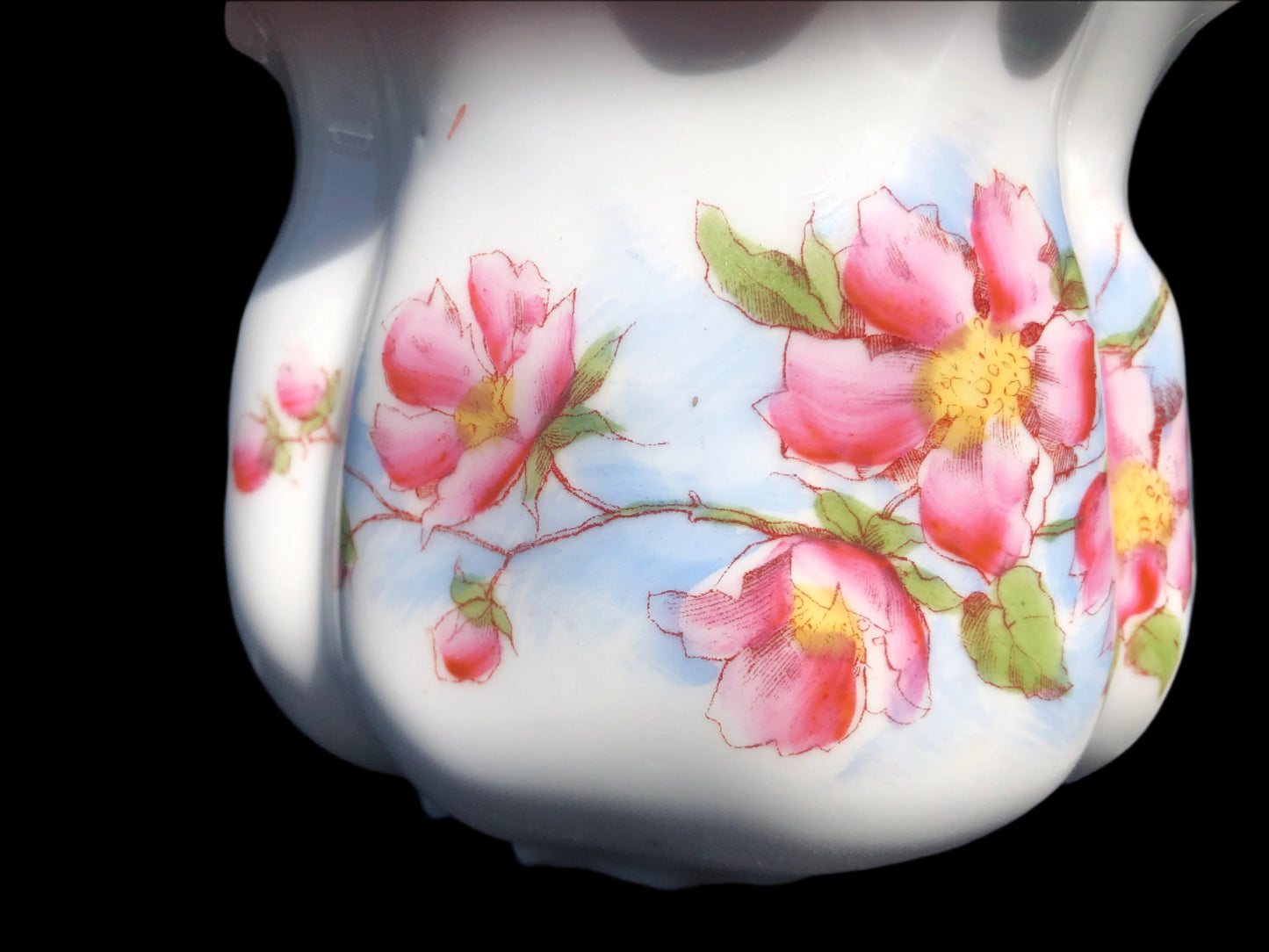 Victoria China from Austria shabby cottage chic sugar bowl for tea parties or display