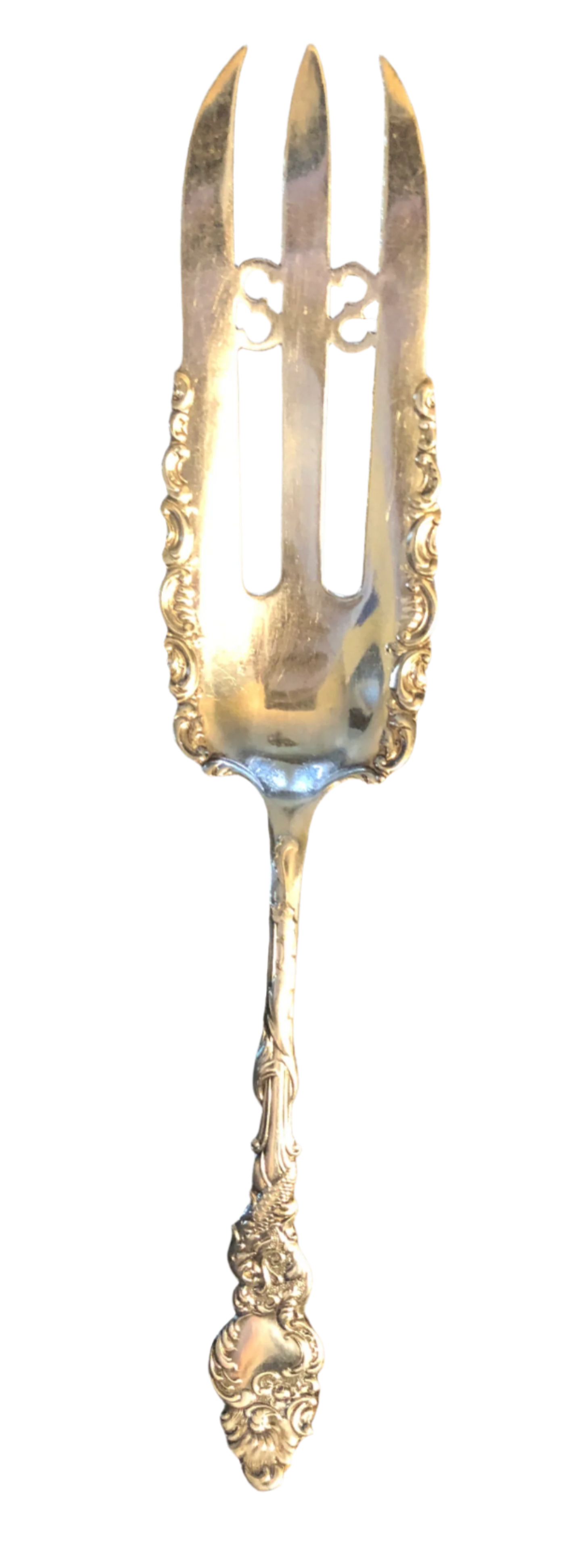Vintage Cake Serving Fork - Silverplate Columbia Pattern (1893) by 1847 Rogers Bros A1, International Silver