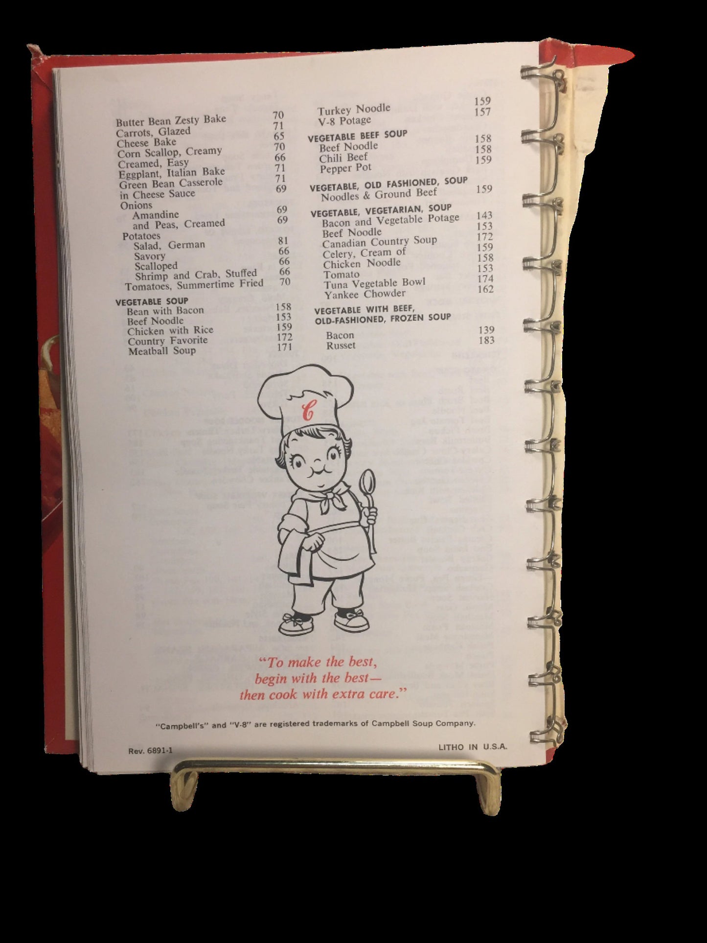 Campbell's Cooking with Soup Cookbook