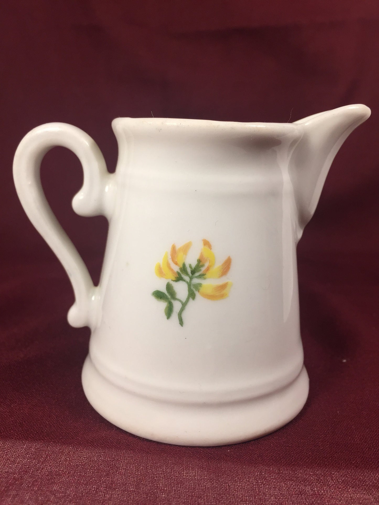 Hand Painted Pitcher and Small Dish