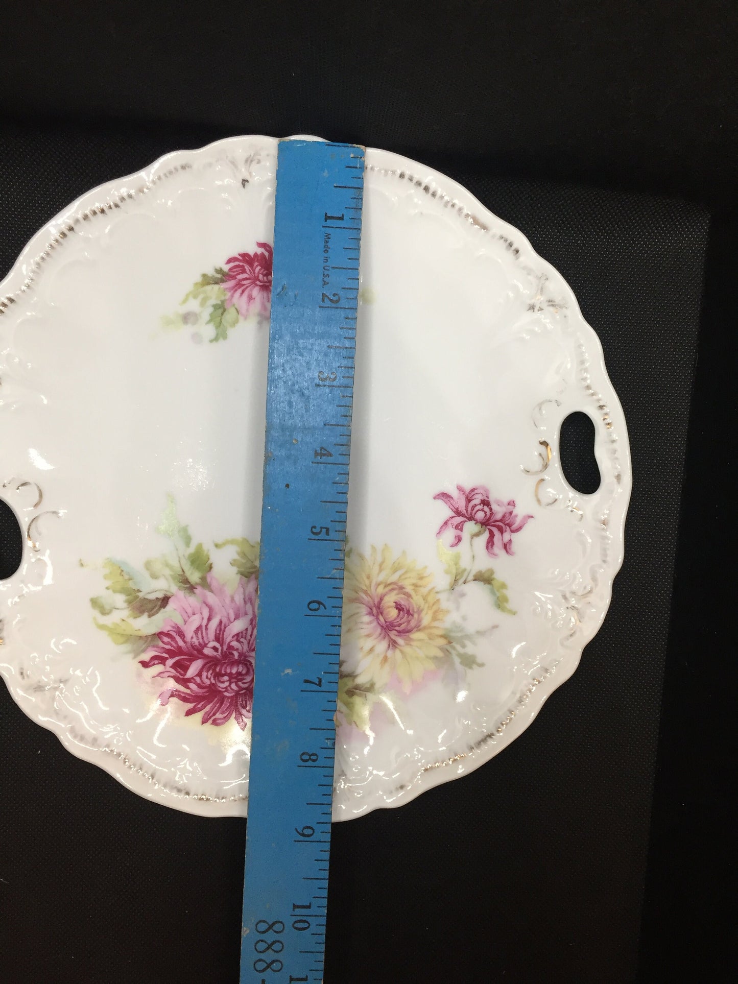 Weimar Germany Cake Plate w/ Small Flea Bite on Back