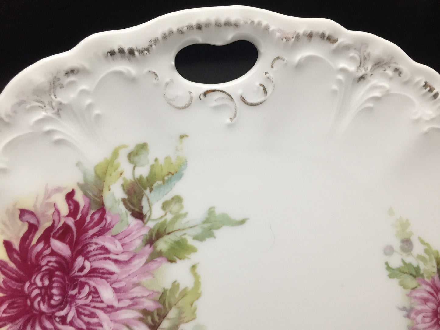 Weimar Germany Cake Plate w/ Small Flea Bite on Back