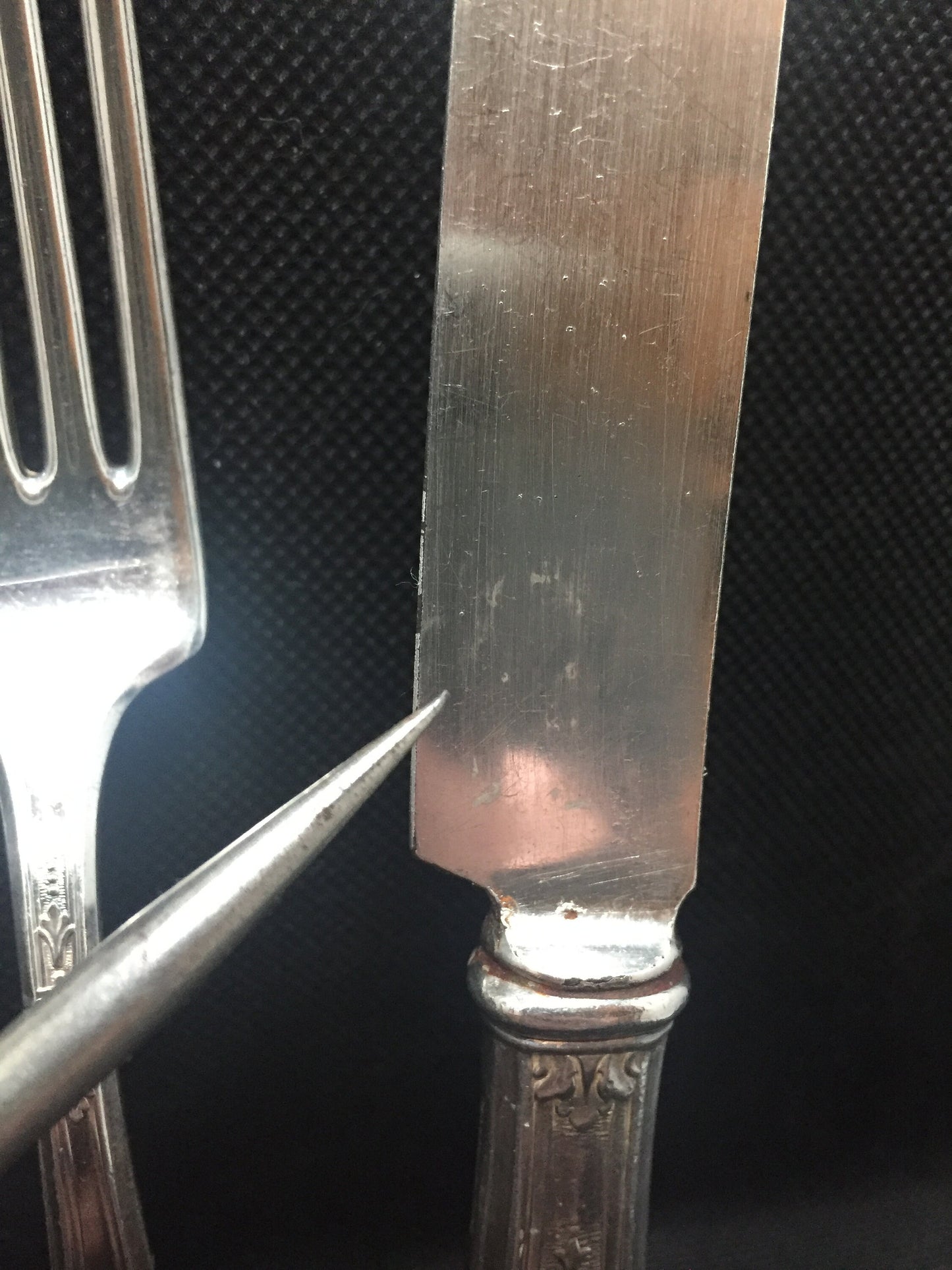 Roger Brother's Ambassador Silver-plate Trio of Knives and Forks